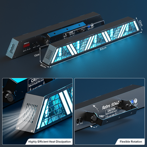 Vendita calda nuova lampada retrò a 5 Matrix combinabile splicing con tintura vocale flash Show Bar ktv illuminazione da palcoscenico - Product Image 2