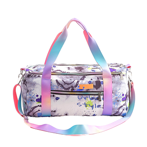 Bolsa de Gimnasio de PU con Gran Capacidad, Diseño Geométrico Personalizado, de Lujo, Impermeable, con Cierre de Cremallera, Portátil y Grabado - Product Image 1