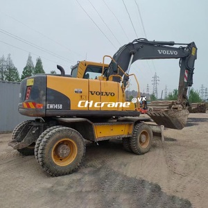 Korea Gebruikte Volvo Wielgraafmachine Ew145b Ew130 Ew140 Prime Original Painting Sale Kerncomponenten Inbegrepen Motorversnellingsbak