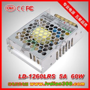 LRS สวิตชิ่งพาวเวอร์ซัพพลาย 12V 24V 5A อุปกรณ์ตรวจสอบอุตสาหกรรมแบบเอาต์พุตคู่ ดีไซน์บางเฉียบ - Product Image 5