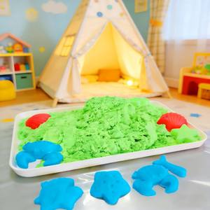 JITENG Sable Magique DIY, Jouet Spatial Éducatif Non Toxique, Facile à <span class=keywords><strong>Modeler</strong></span>, Sable Magique Coloré pour <span class=keywords><strong>Jeux</strong></span> Créatifs - Product Image 6