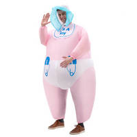Costume de bébé pour adultes, convient aux tailles de 1,5 à 2 m. Parfait pour Noël, le cosplay, les fêtes, les spectacles sur scène, les soirées costumées et autres événements amusants.