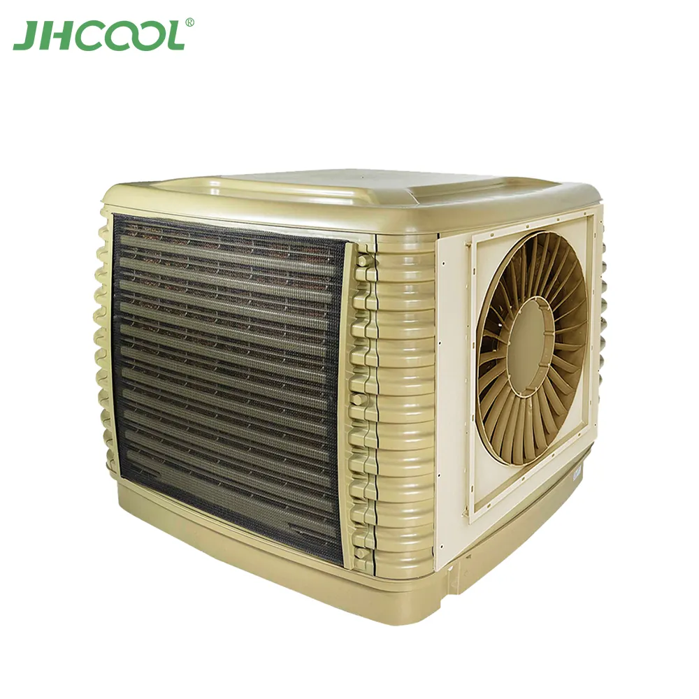 JHCOOL 30000CMH prezzo di raffreddamento ad aria evaporativo industriale a parete ecologico in vendita