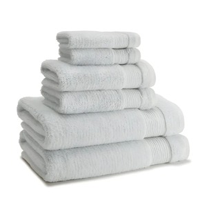 6 Pc Luxury Cotton <b>Towel</b> <b>Set</b> - Quick Dry, Soft, and Durable Bath <b>Towels</b> for Hotels, Spas, <b>Bathrooms</b>, Made in Turkey - Product Image 2