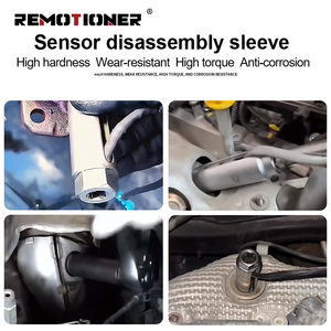 Cảm biến Oxy ổ cắm bù đắp cờ lê Remover Công cụ chủ đề Chaser Bộ cảm biến oxy ổ cắm thiết lập để loại bỏ cài đặt - Product Image 6