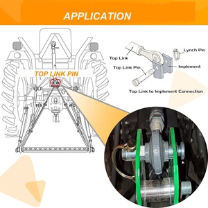 Natsteel đính kèm đầu liên kết Pin Mèo 5/8-inch đường kính, 4-inch có thể sử dụng chiều dài-Hitch <span class=keywords><strong>pins</strong></span> cho máy kéo 3 điểm pin - Product Image 5