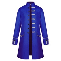 Manteau gothique pour hommes veste Steampunk Costumes Cosplay d'Halloween manteau Renaissance médiévale uniforme victorien rétro