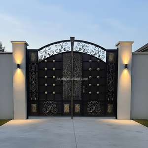 Conception moderne de <span class=keywords><strong>portail</strong></span> principal en <span class=keywords><strong>fer</strong></span> <span class=keywords><strong>forgé</strong></span> pour l'allée de la maison <span class=keywords><strong>Portail</strong></span> en <span class=keywords><strong>fer</strong></span> pour l'extérieur du jardin <span class=keywords><strong>Portail</strong></span> <span class=keywords><strong>coulissant</strong></span> en <span class=keywords><strong>fer</strong></span> avec ouvre-porte électrique - Product Image 5