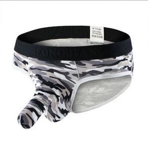 Nouvelle tendance, sous-vêtements sexy en forme de trompe d'<span class=keywords><strong>éléphant</strong></span>, imprimés, de haute qualité, <span class=keywords><strong>string</strong></span> érotique, caleçons pour hommes matures - Product Image 3