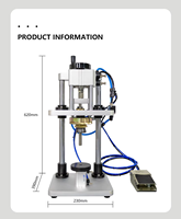 Machine de capsulage automatique haute vitesse pour la fabrication de bouchons, presse à bouchons par compression, capsuleuse pour bouteilles ROPP, PET, verre et plastique