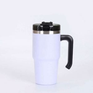 20Oz Stainless Steel Travel Ice <b>Cups</b> Tumbler with Leak-Proof Lid Thermal Insulation & Handle - Product Image 2