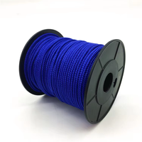 Tali PE PP 4mm 16 Strand Hollow Double Braided High Tenacity Dyed 16mm 2 Inch 100% Poliester Lembut Fleksibel Anti-UV