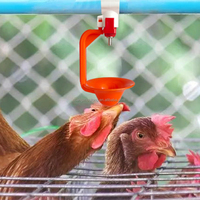 YYX LM54 Abreuvoirs automatiques pour volailles, pigeons et poussins, abreuvoirs à tétine pour poulets avec gobelet