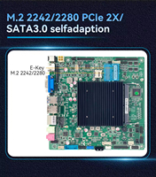 Промышленная встраиваемая материнская плата оптом: процессор Gemini Lake J4125, DDR4, 4 USB 3.0, 2 LAN, тонкая ITX-плата