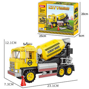Building <b>Blocks</b> Cross-border Special Engineering City Builders Mixer Two-in-One DIY Toy <b>Plastic</b> ABS Small Particle Gifts - Product Image 1