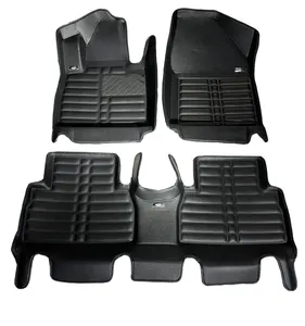 Fabrika fiyat Pvc deri özelleştirmek Anti Sip 7d araba ayak Mat için özelleştirilmiş araba modelleri