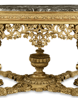 Canapé de table basse doré Royal Design marbre octogonal de luxe avec jambe basse construction en bois massif table d'appoint de style traditionnel