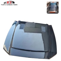 Capot moteur ventilé en fibre de carbone style GT500 pour Ford Mustang 2010-2014, couvre-capot avant en carbone
