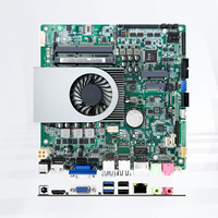 HISWISER Intel ITX Motherboard Mainboard Terintegrasi Core I5 ​​8250U CPU Mendukung 2 X DDR3 MAS 32GB M.2 SSD NvMe SATA