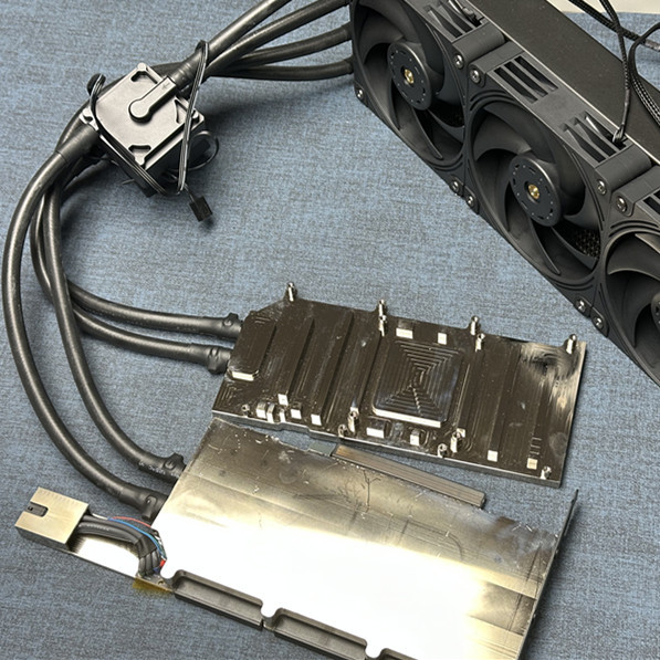 Copper Dual Cpu Cooling Kit Ai Server Data Center Gpu Water Block System Compatible H100