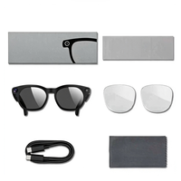 Nouvelles lunettes intelligentes IA 2026 : appels vidéo et traduction vocale en temps réel, caméra HD 8MP, résolution 1080P, double haut-parleur