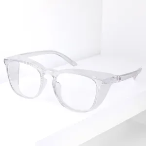 2024 नए फैशन गोल फ्रेम फ्लैट चश्मा ट्रेंड व्यक्तित्व एंटी-पॉलन एलर्जी एंटी-ब्लू लाइट फ्लैट चश्मा सीधे बाल देखते हैं