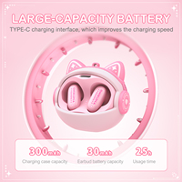 Écouteurs sans fil ONIKUMA TX603 TWS 20Hz-20KHz Écouteurs Bluetooth à faible latence pour jeux vidéo Version V5.4 Écouteurs intra-auriculaires pour filles
