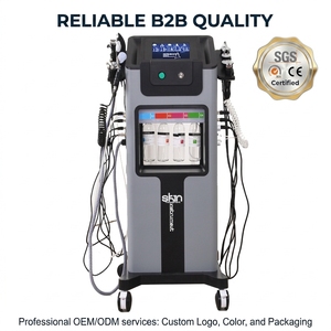 Appareil professionnel 8 en 1 d'hydrodermabrasion, aqua-peeling, oxygénation par bulles, éliminateur de points noirs pour <span class=keywords><strong>spa</strong></span> - Product Image 6