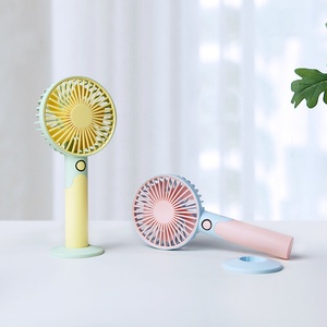 Nouveau ventilateur portable rechargeable de couleur contrastée, mini ventilateur à main pour usage domestique - Product Image 6