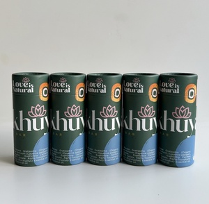 หลอดกระดาษเปล่าสำหรับพิมพ์ลายตามสั่ง บรรจุภัณฑ์แบบแท่งรีไซเคิลได้ สำหรับผลิตภัณฑ์ระงับกลิ่นกายแบบแท่งและผลิตภัณฑ์ดูแลริมฝีปาก - Product Image 4