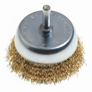 Spazzola a tazza in filo di acciaio da 70 mm con gambo 485.00 pennelli per la pulizia PG - Product Image 1