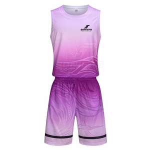 Uniforme de Baloncesto Personalizado para Hombre, Fabricado por Profesionales, 100% Poliéster, Ligero, de Secado Rápido, Transpirable, Tallas Grandes - Product Image 1