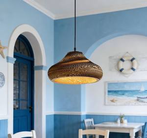 โคมไฟระย้าสไตล์เอเชียตะวันออกเฉียงใต้ ดีไซน์รังผึ้งแบบถัก โคมไฟห้อยเพดานสำหรับห้องครัว ร้านอาหาร สไตล์โมเดิร์น - Product Image 1