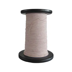 Prix d'usine personnalisé blanc recouvert de soie ronde émaillée fil de cuivre Litz