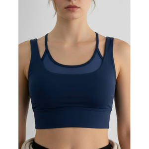 Good to the Limit Soutien-gorge de sport simple dos nageur, maintien élevé, ajustement performant, pour femme, sans couture, coupe courte, pour l'entraînement - Product Image 1
