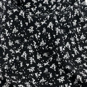 WI-B12 bán cũng không nhìn thấy thông qua len đào vải màu đen và trắng in đơn sắc cho áo sơ mi - Product Image 2