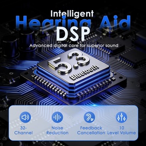 ฟลายซาวด์ โฮลเซลล์ 2026 ผลิตภัณฑ์ช่วยฟังแบบเปิดหูและแบบใส่ในหู รุ่นใหม่ ราคาประหยัด เครื่องช่วยฟังบลูทูธแบบชาร์จได้ขนาดเล็ก สำหรับผู้สูงอายุ ระดับการได้ยินปานกลาง - Product Image 3