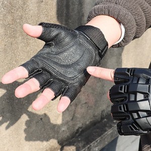 Vente directe d'usine, gants de sport tactiques de cyclisme en plein air, coque rigide <span class=keywords><strong>mécanique</strong></span>, unisexe, demi-doigts, entraînement sur le terrain CS - Product Image 2