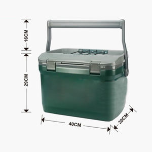 Caja de hielo personalizable blanca y verde 15.1L de alta calidad a la moda para <span class=keywords><strong>viajes</strong></span> con construcción robusta y aislamiento 36% más largo - Product Image 1