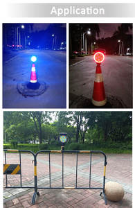 Baliza Solar <span class=keywords><strong>de</strong></span> Doble Potencia con Destello Intermitente y Lámina Reflectante para Seguridad Vial, Marco <span class=keywords><strong>de</strong></span> HDPE, Clasificación IP66 - Product Image 6