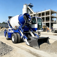 Hormigonera Autocargable de 2.6m³ / 3.5m³ Directo de Fábrica, Camión Todoterreno 4x4 de Alto Rendimiento para Construcción Comercial