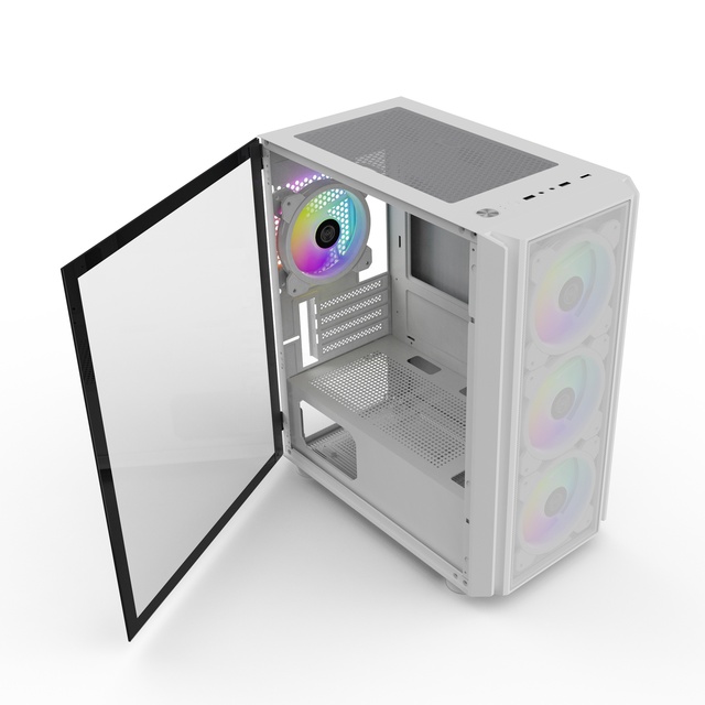 Gran Capacidad ARGB LIGHTING MID TOWER Computer Cabinet case Tower Pc case Gaming case