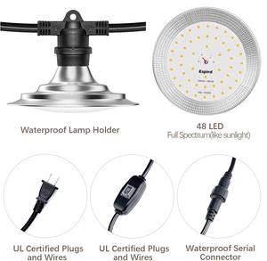 Lámpara LED para Invernadero Exterior, Impermeable y Transparente, para el Crecimiento de Plantas, con Luz Brillante y Efecto de Floración Fuera de Temporada, Tipo Dragon Fruit - Product Image 5