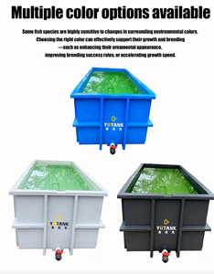 YUTANK Meilleure vente Yu Tank YT-FG-<span class=keywords><strong>02</strong></span> Grand bassin carré en PP non toxique pour l'élevage de crevettes, équipement de culture - Product Image 2