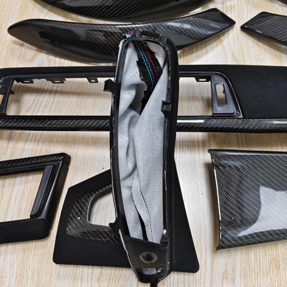 10pcs LHD Carbon Fiber Interior Decorative Kit Trim Panel (BMW Fitment), photo 6