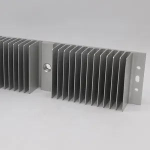 Most popular Custom Aluminum Profile Heatsink With 6063 Aluminum Extruded Anodized Heat Sink CNC Milling Aluminum Extrusion HeatsinkPopular