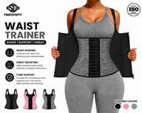 Faja Reductora de Cintura para Gimnasio y Fitness, Tejido Compuesto Transpirable, Control de Abdomen, Soporte Ajustable, Entrenamiento de Fuerza, Adelgazamiento Corporal, Yoga