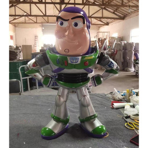 Personaggio dei cartoni animati su misura di fabbrica scultura decorazione della casa statua sceriffo legnoso per <span class=keywords><strong>la</strong></span> vendita - Product Image 6