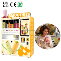 Distributeur automatique intelligent de smoothies avec gestion cloud 4G LTE, auto-nettoyage et prise en charge de plusieurs modes de paiement