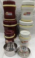 Ensemble de 3 casseroles isothermes 48H pour cuisine domestique, chauffe-plats isolés 3L, 6L, 12L pour la conservation quotidienne des repas frais